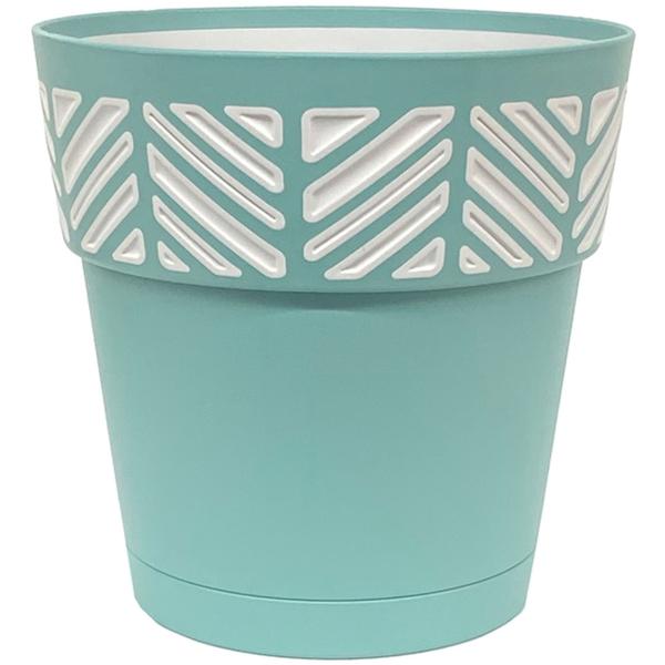 Marshall Pottery 7009018 7.49 x 8 in. Deroma Mosaic Resin Mosaic Plant
